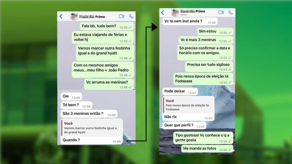 flávio bolsonaro em orgia