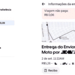 Entregador retém R$ 300 recebidos por engano e diz a aplicativo que corrida de R$ 5 não foi paga. Caso é registrado como golpe do PIX em Boa Vista.