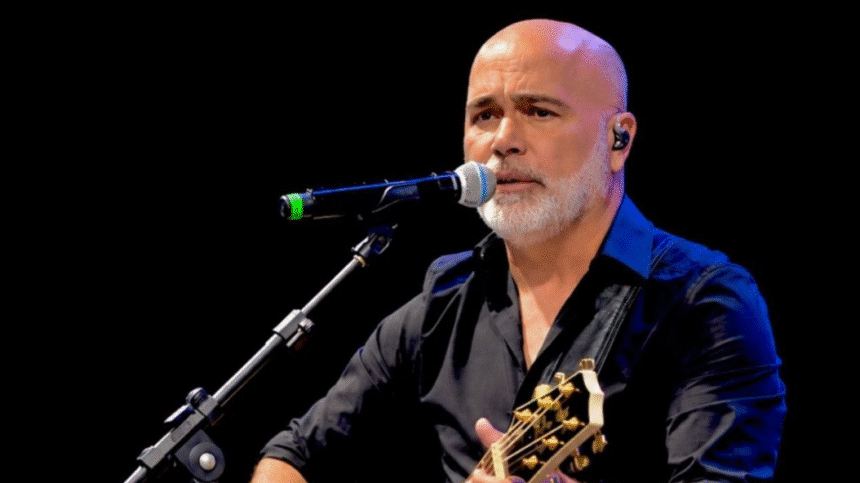 helicóptero com o cantor Rick em Santa Catarina