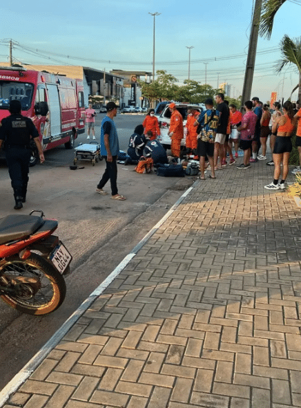 corredor atropelado em Boa Vista