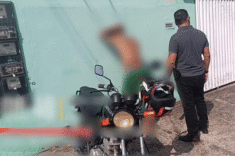 ladrão de moto preso